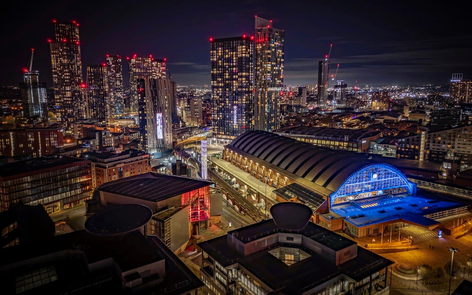 Manchester city centre where Site Safe Security operates